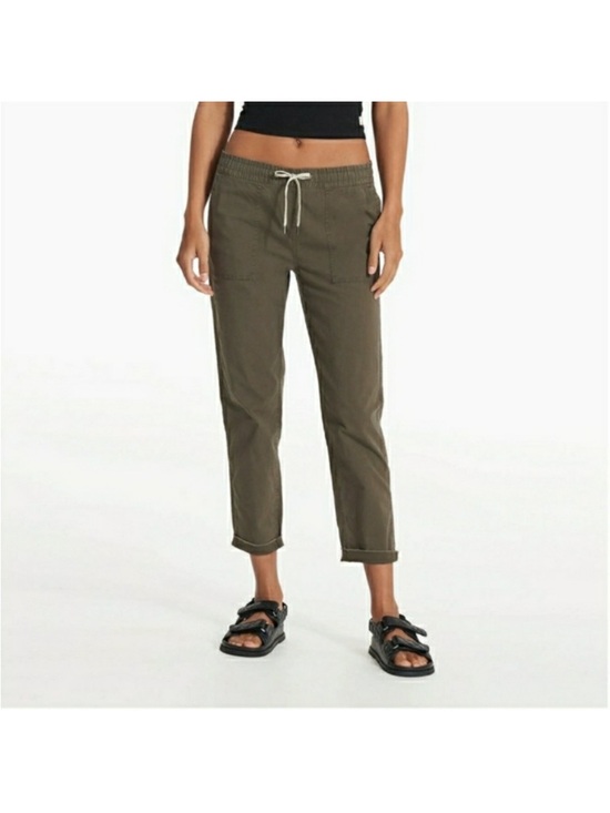 Vuori Pants - Vuori Olive Ripstop Cropped Pants